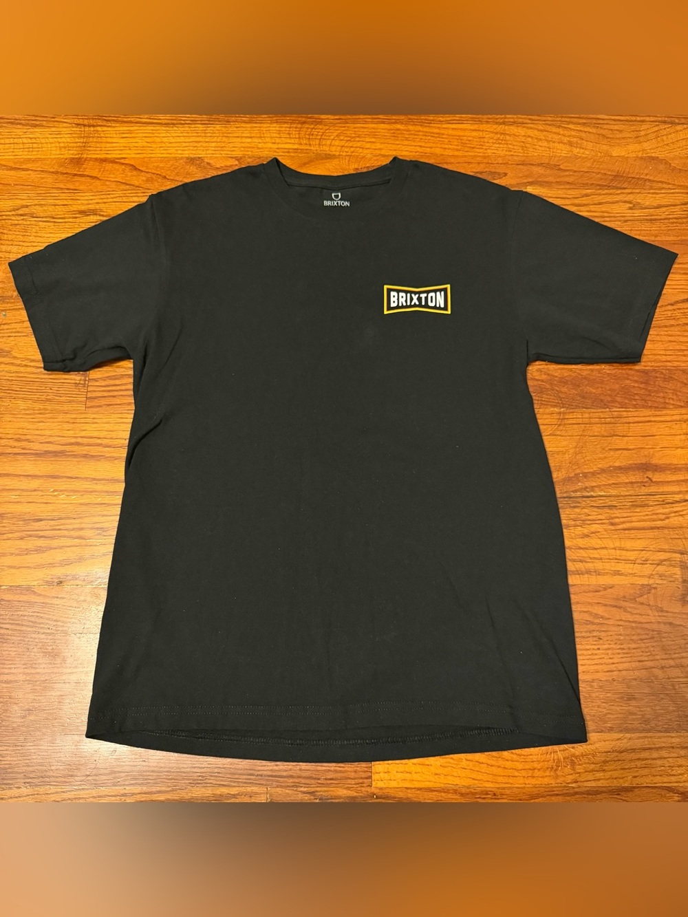 Brixton Black T-Shirt Size Medium
